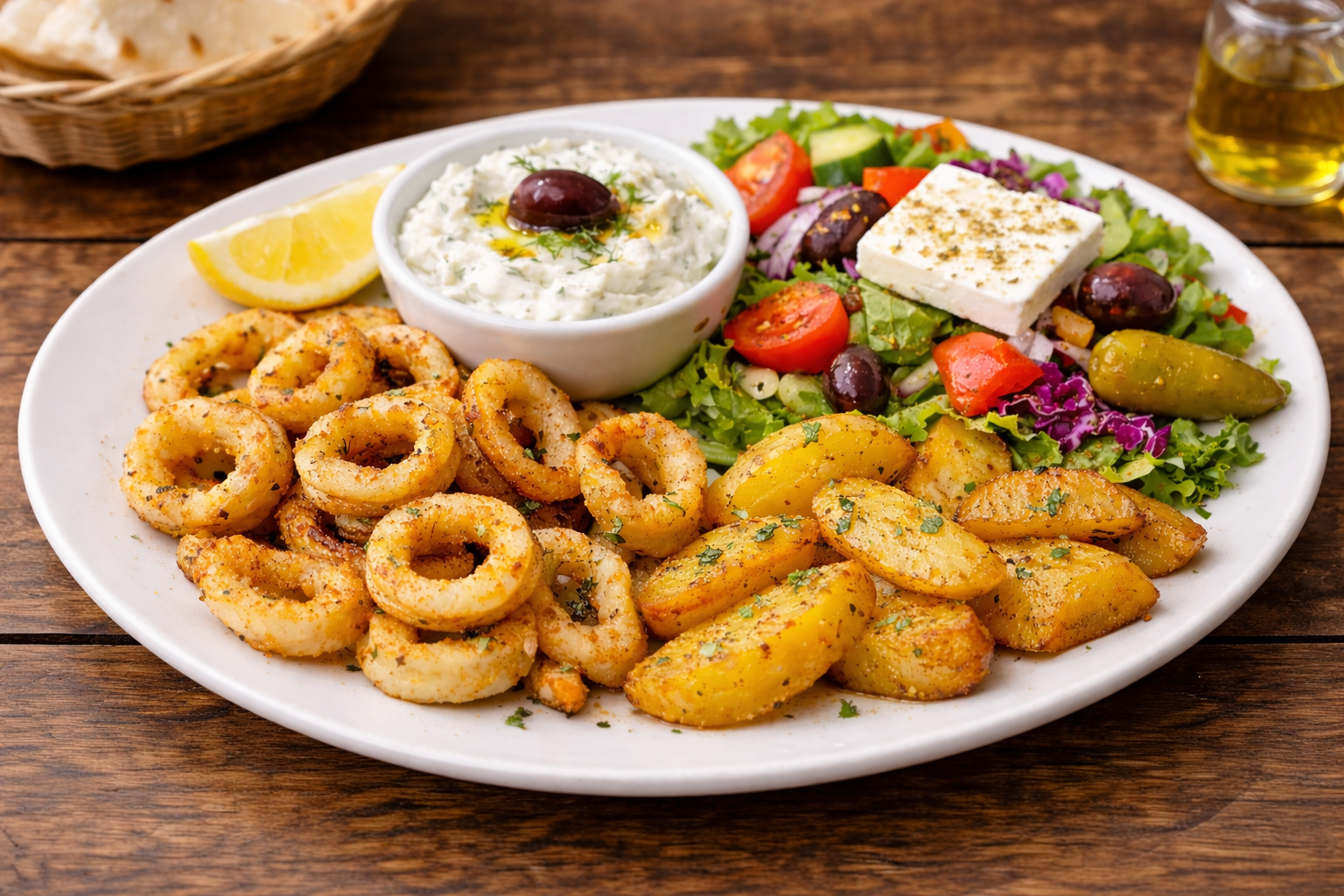 Tinos Platte - Kalamares